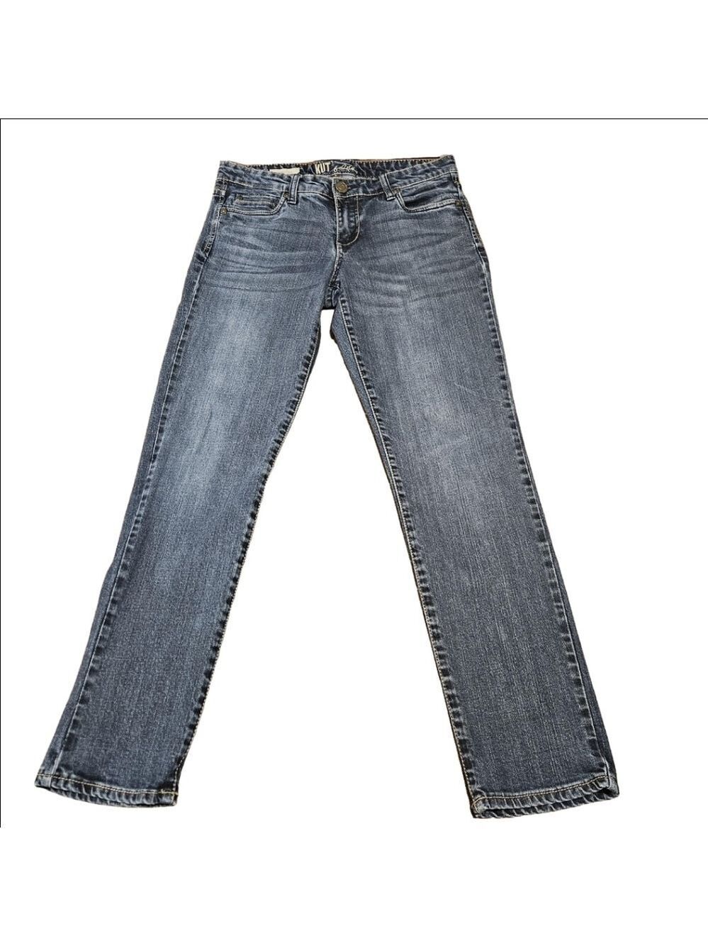 Kut From The Kloth Women's Catherine Boyfriend Low-Rise Jeans, Size 6, Mid-Wash